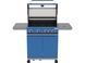 Grill gazowy itami 4+1, 14,5kw, z szybą, niebieski
