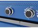 Grill gazowy itami 4+1, 14,5kw, z szybą, niebieski