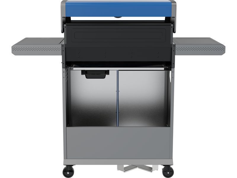 Grill gazowy itami 4+1, 14,5kw, z szybą, niebieski