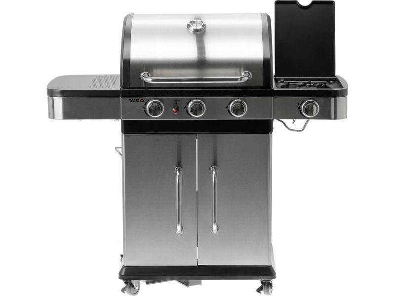 Grill gazowy zushi 3+1, stal nierdzewna 11,2kw