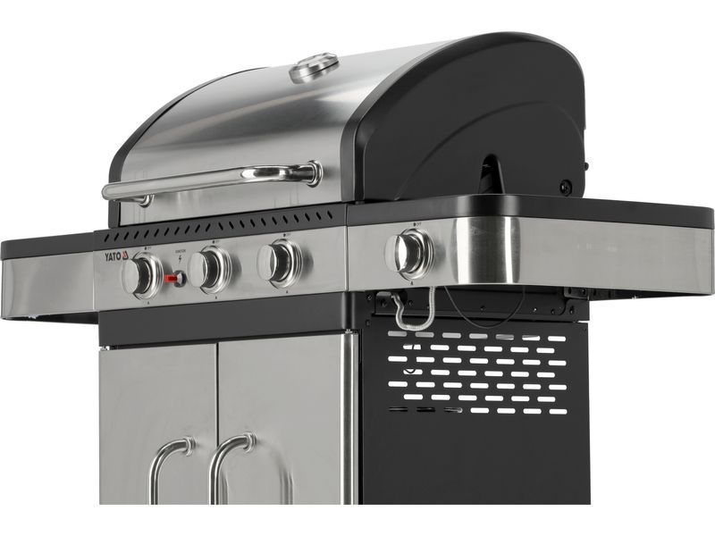 Grill gazowy zushi 3+1, stal nierdzewna 11,2kw