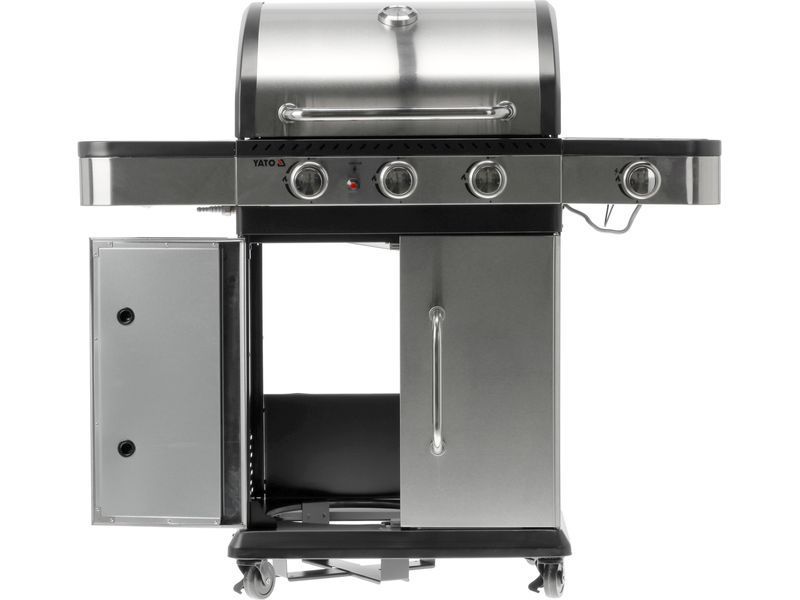 Grill gazowy zushi 3+1, stal nierdzewna 11,2kw