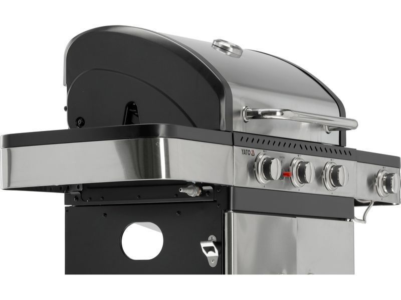 Grill gazowy zushi 3+1, stal nierdzewna 11,2kw