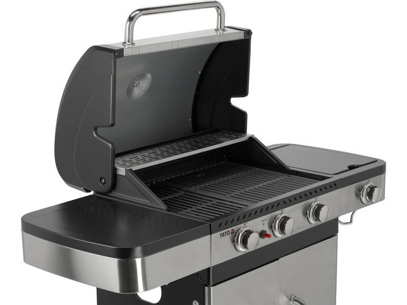 Grill gazowy zushi 3+1, stal nierdzewna 11,2kw