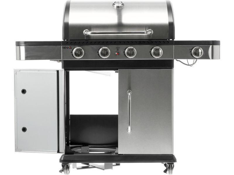 Grill gazowy zushi 4+1, stal nierdzewna 14,2kw
