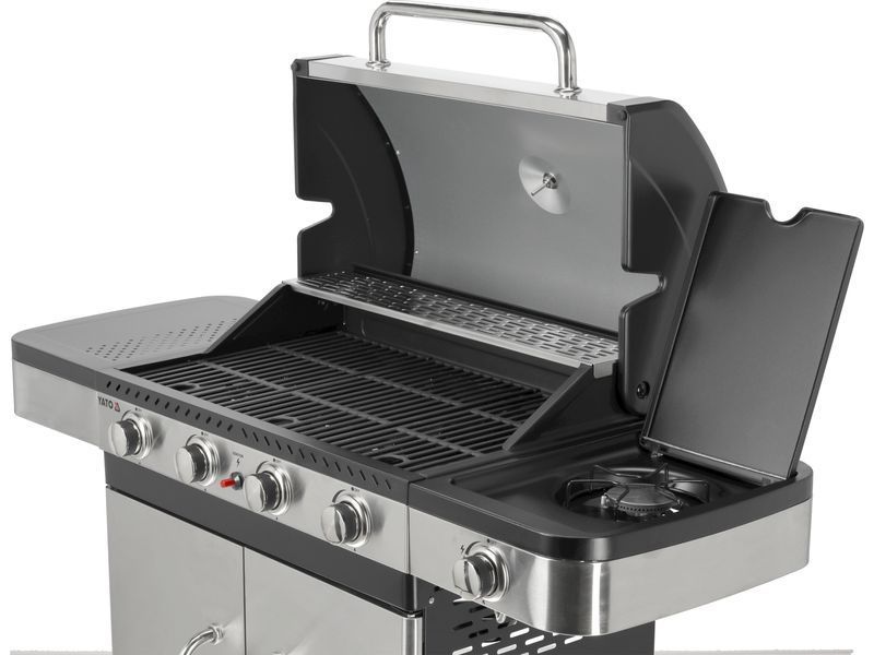 Grill gazowy zushi 4+1, stal nierdzewna 14,2kw