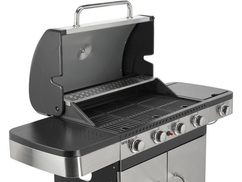 Grill gazowy zushi 4+1, stal nierdzewna 14,2kw