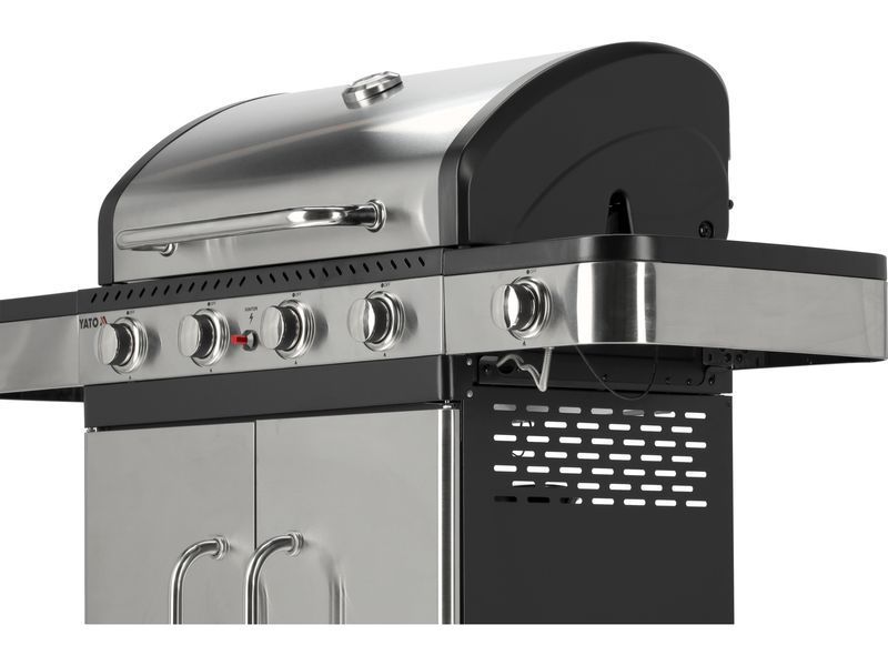 Grill gazowy zushi 4+1, stal nierdzewna 14,2kw
