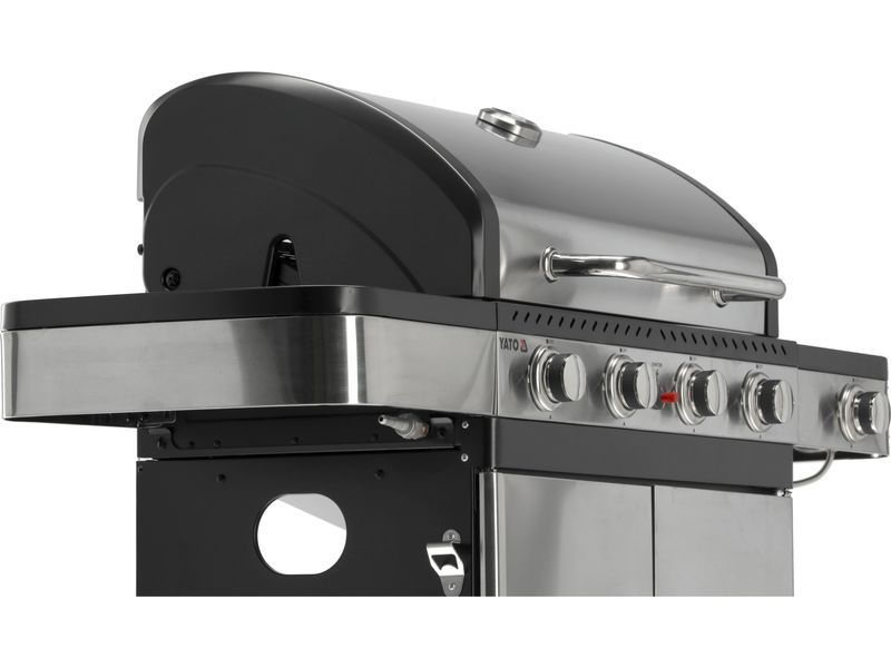Grill gazowy zushi 4+1, stal nierdzewna 14,2kw