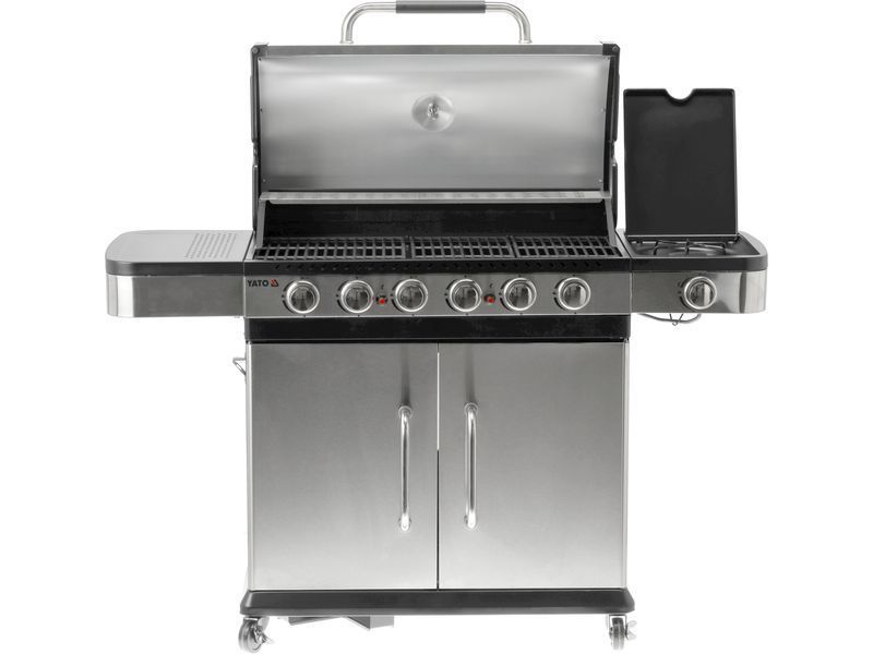 Grill gazowy zushi 6+1 stal nierdzewna 20,2kw