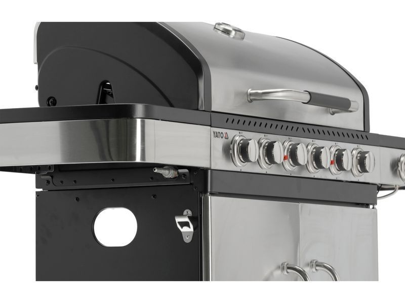 Grill gazowy zushi 6+1 stal nierdzewna 20,2kw