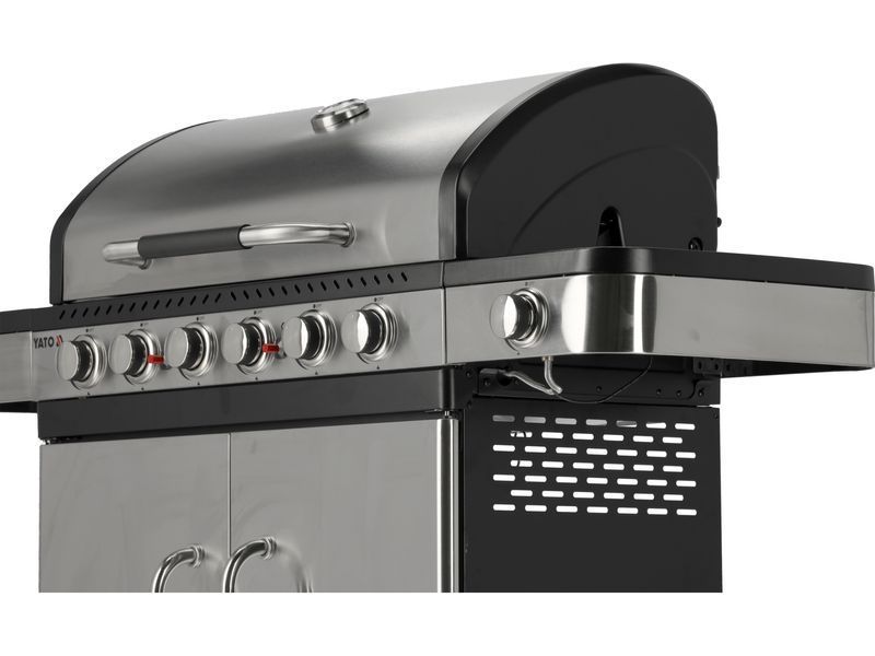 Grill gazowy zushi 6+1 stal nierdzewna 20,2kw