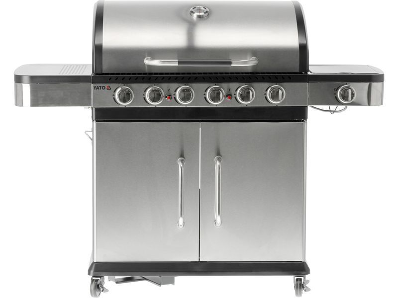 Grill gazowy zushi 6+1 stal nierdzewna 20,2kw