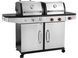Grill otake 2w1, gazowy + węglowy, stal nierdzewna, 8,2kw