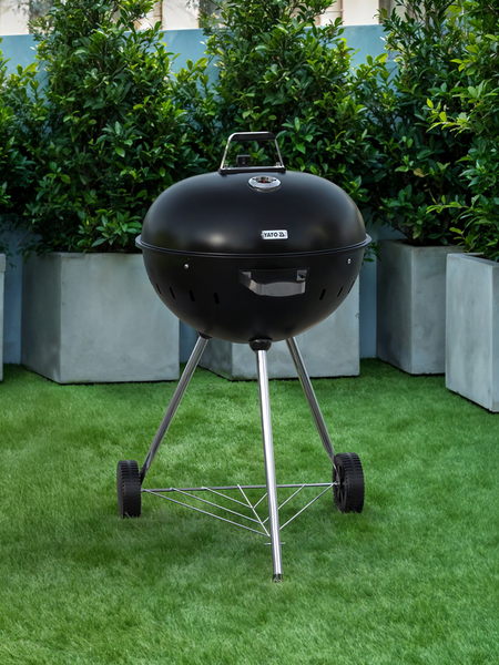 Grill węglowy okrągły 54cm czarny