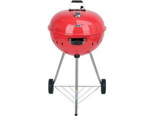 Grill węglowy okrągły 54cm czerwony