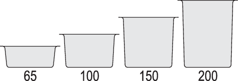 Pojemnik gastronomiczny gn 1/2 150mm pc