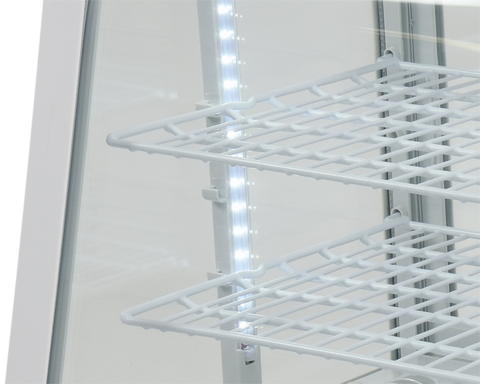 Witryna chłodnicza 100l 68x45x67 biała