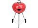 Grill węglowy okrągły 54cm czerwony