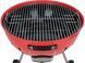 Grill węglowy okrągły 54cm czerwony