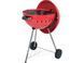 Grill węglowy okrągły 54cm czerwony