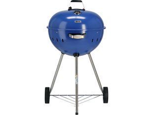 Grill węglowy okrągły 54cm niebieski