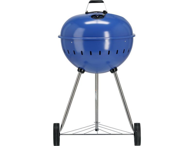 Grill węglowy okrągły 54cm niebieski