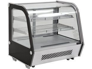 Witryna chłodnicza 120l 70,2x56,8x68,6 srebrna