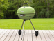 Grill węglowy okrągły 54cm zielony