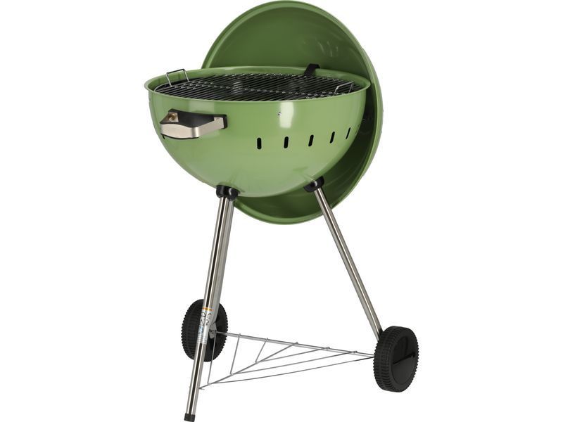 Grill węglowy okrągły 54cm zielony