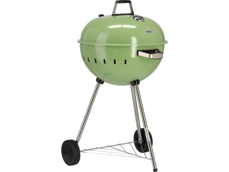 Grill węglowy okrągły 54cm zielony