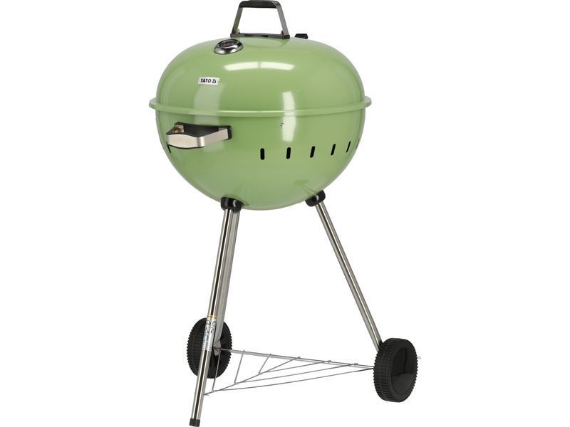 Grill węglowy okrągły 54cm zielony