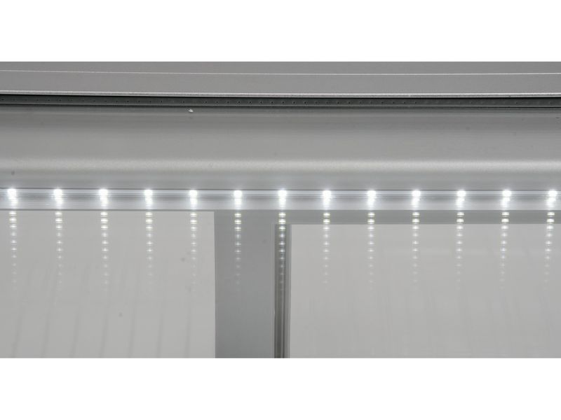 Witryna chłodnicza 120l 70,2x56,8x68,6 srebrna