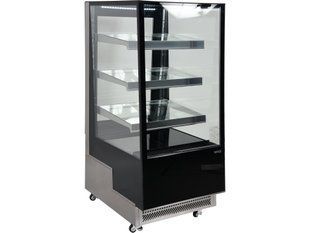 Witryna chłodnicza 350l 65x80x144 czarna