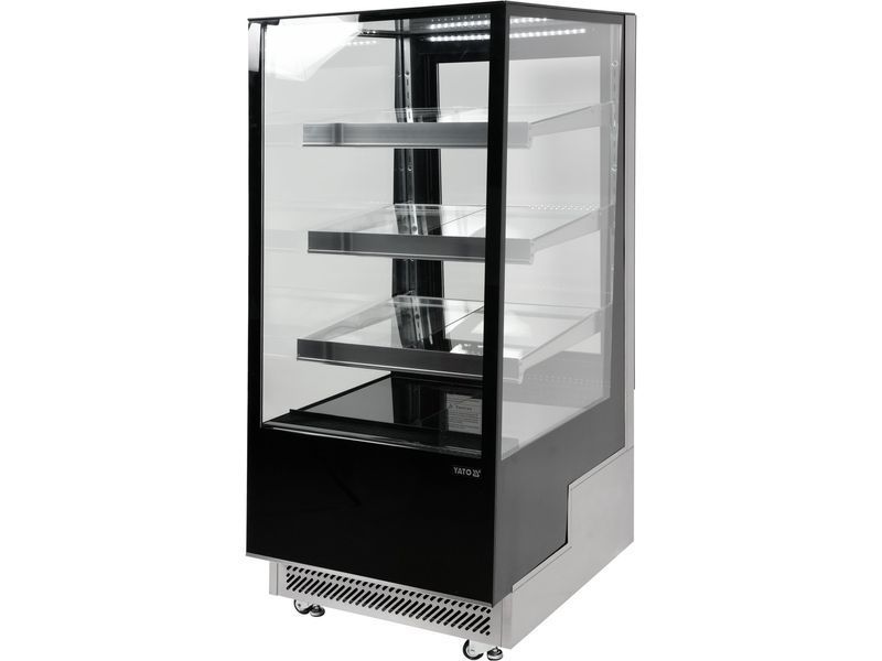 Witryna chłodnicza 350l 65x80x144 czarna