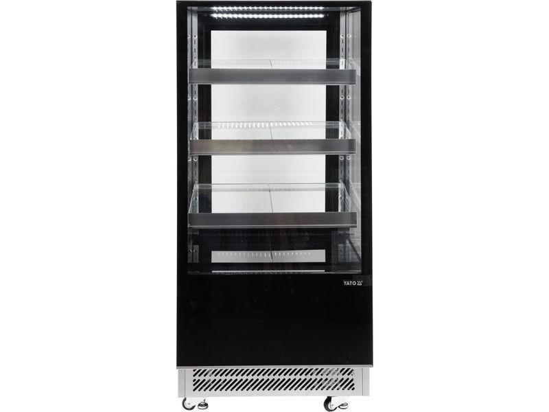 Witryna chłodnicza 350l 65x80x144 czarna