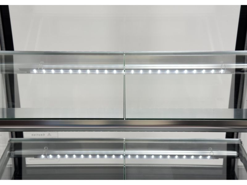 Witryna chłodnicza 350l 65x80x144 czarna