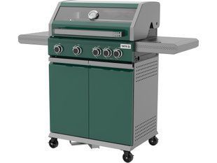 Grill gazowy itami 4+1, 14,5kw, z szybą, zielony