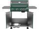 Grill gazowy itami 4+1, 14,5kw, z szybą, zielony