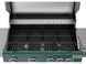 Grill gazowy itami 4+1, 14,5kw, z szybą, zielony