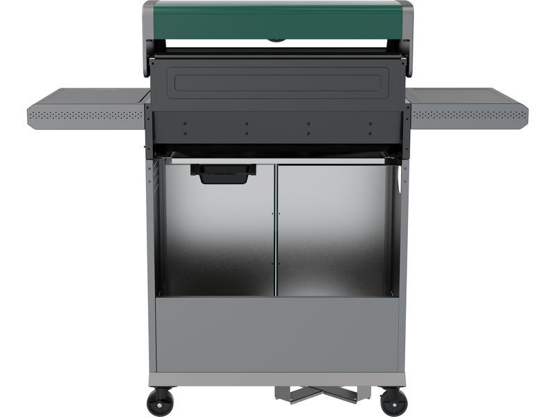 Grill gazowy itami 4+1, 14,5kw, z szybą, zielony