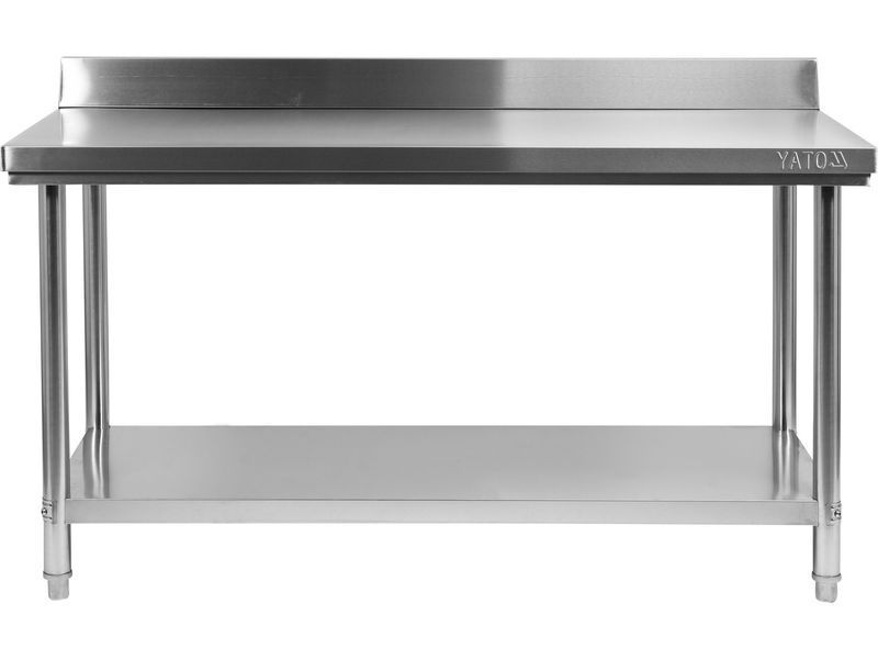 Składany st&oacute;ł przyścienny z p&oacute;łką 1500x600xh850+100mm