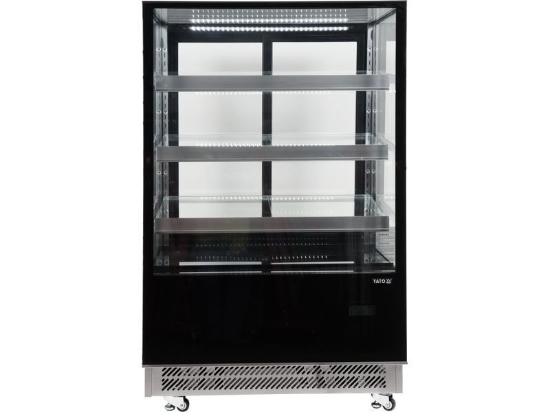 Witryna chłodnicza 500l 90x80x144 czarna