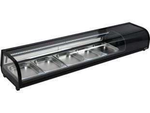 Witryna chłodnicza 5x1/2 gn 180x42,6x29,6