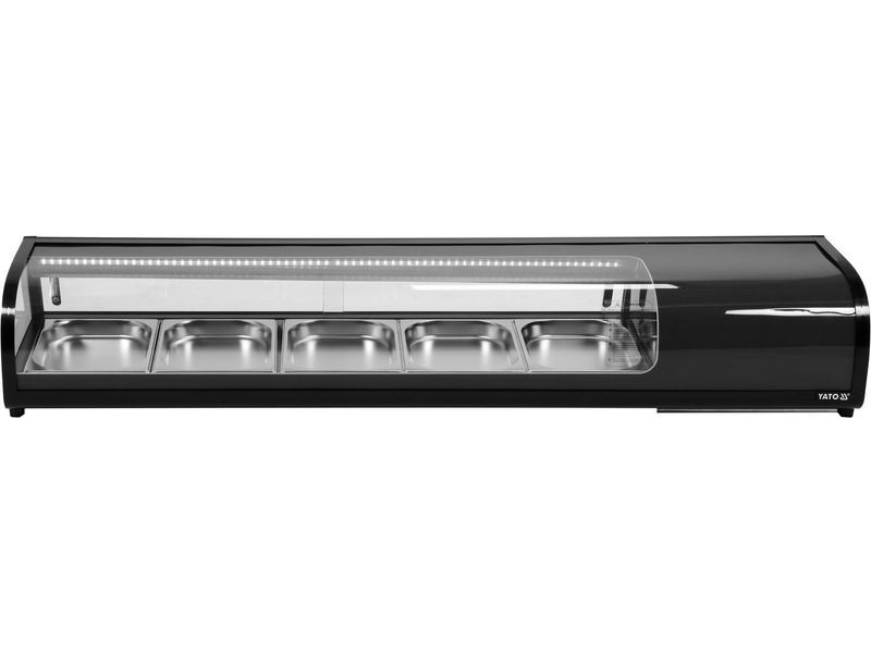 Witryna chłodnicza 5x1/2 gn 180x42,6x29,6