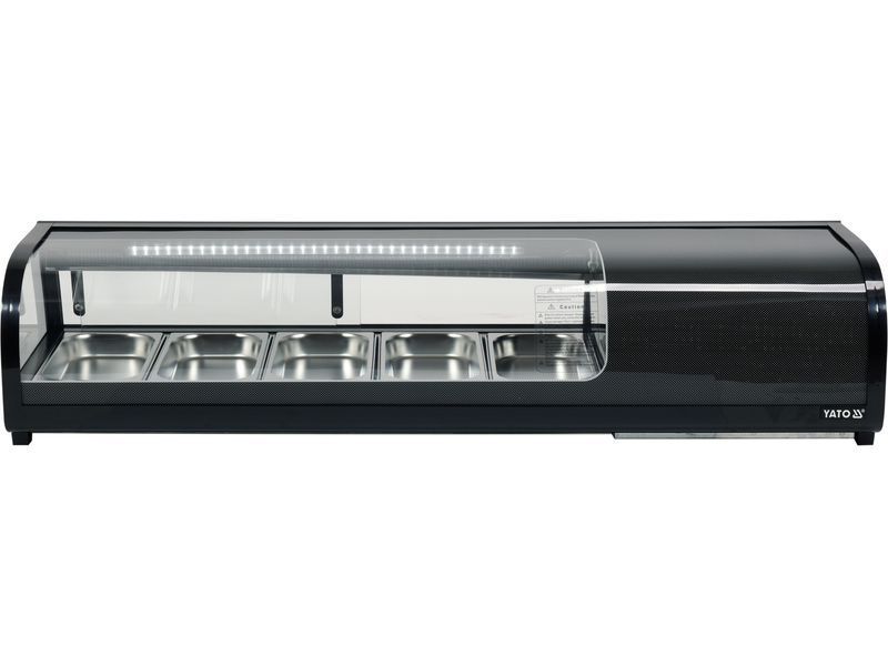 Witryna chłodnicza 5x1/3gn 135x42,5x29,5