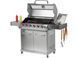 Grill gazowy itami 6+1 stal nierdzewna 20,5kw, z szybą