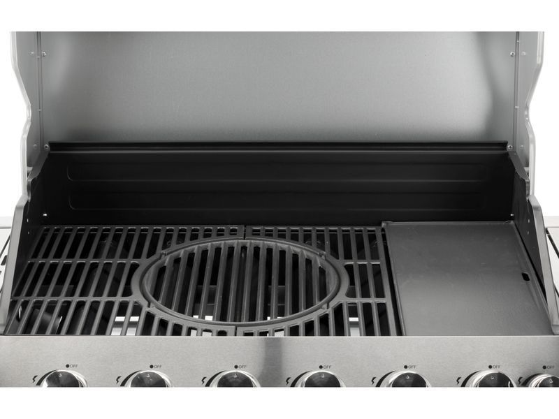 Grill gazowy itami 6+1 stal nierdzewna 20,5kw, z szybą