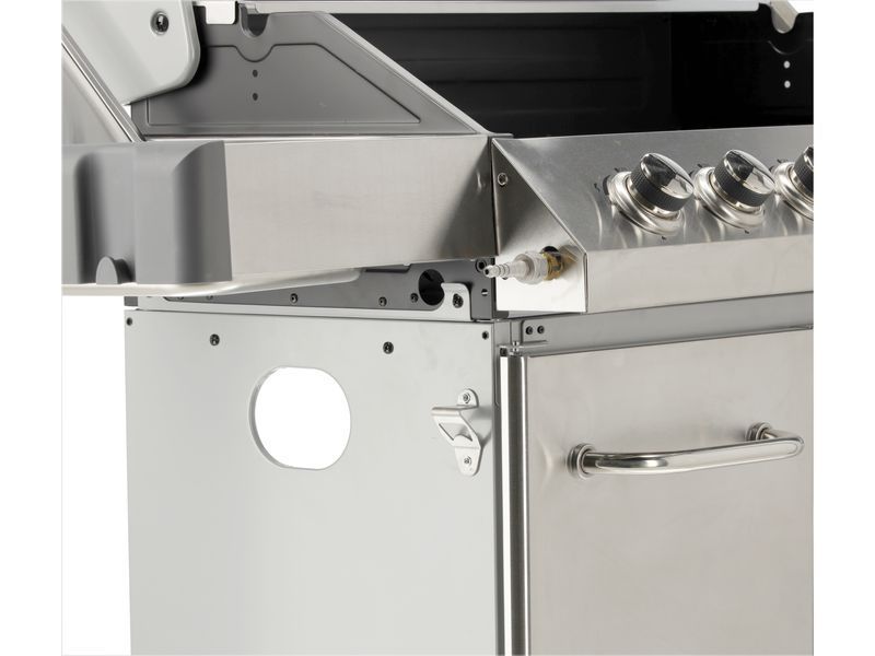 Grill gazowy itami 6+1 stal nierdzewna 20,5kw, z szybą