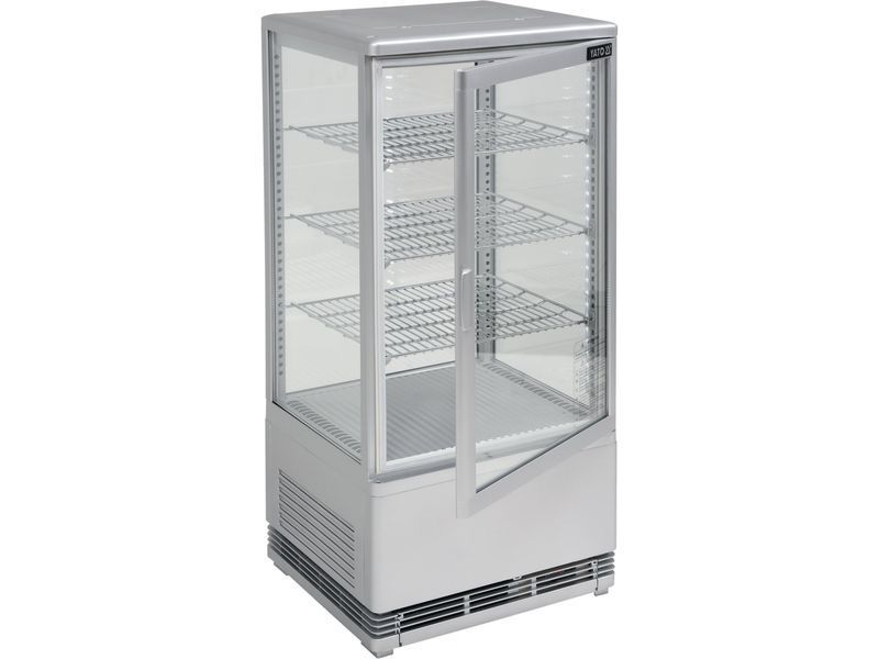 Witryna chłodnicza 78l 42x38x96 srebrna
